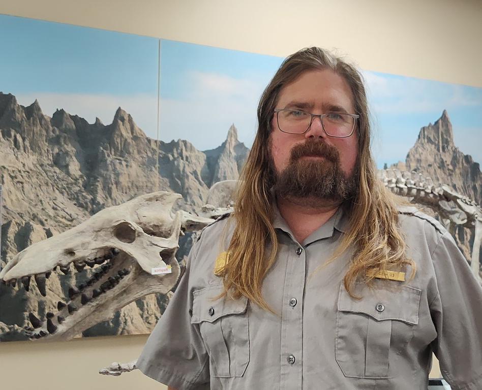 National Park Service employee posing